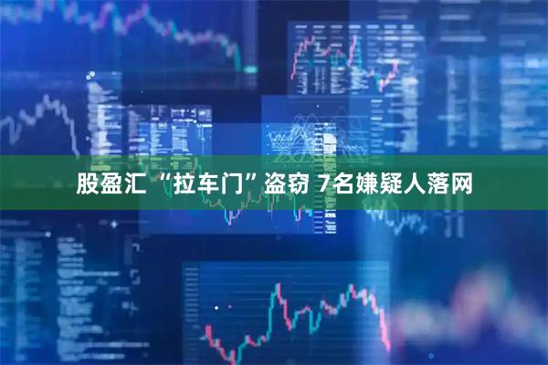股盈汇 “拉车门”盗窃 7名嫌疑人落网
