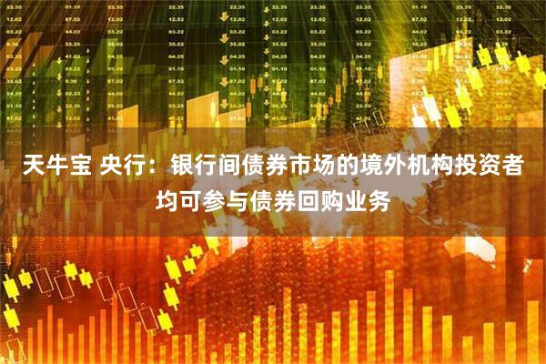 天牛宝 央行：银行间债券市场的境外机构投资者均可参与债券回购业务