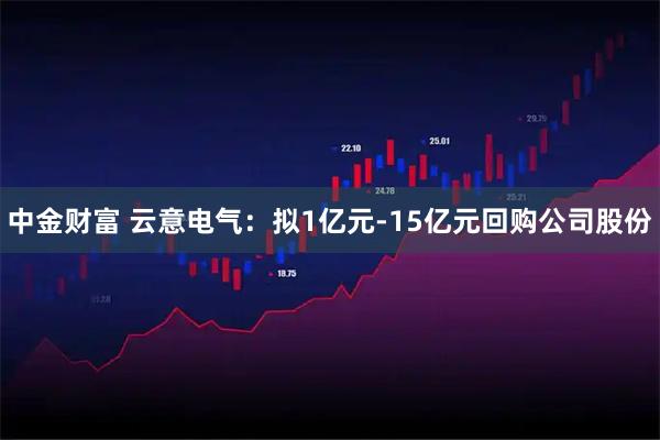 中金财富 云意电气：拟1亿元-15亿元回购公司股份